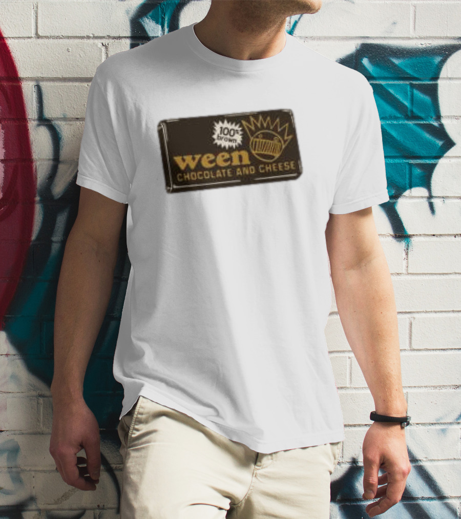 Ween Chocolate And Cheese 100% Brown T-Shirt