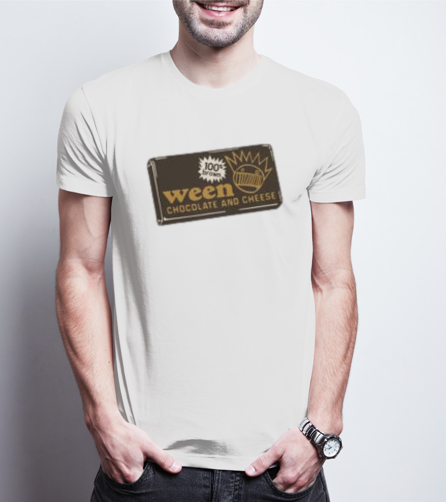 Ween Chocolate And Cheese 100% Brown T-Shirt
