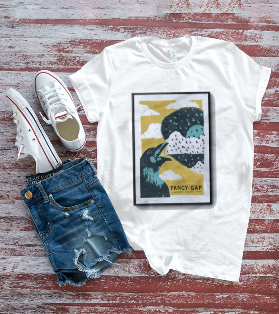 Fancy Gap Oct 2 2026 Boone Saloon Vintage Crow And Cloud Print T-Shirt