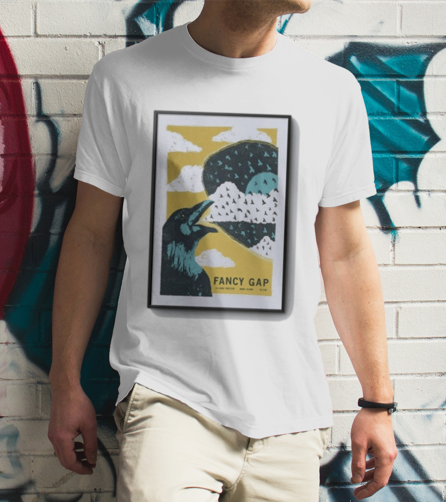 Fancy Gap Oct 2 2026 Boone Saloon Vintage Crow And Cloud Print T-Shirt