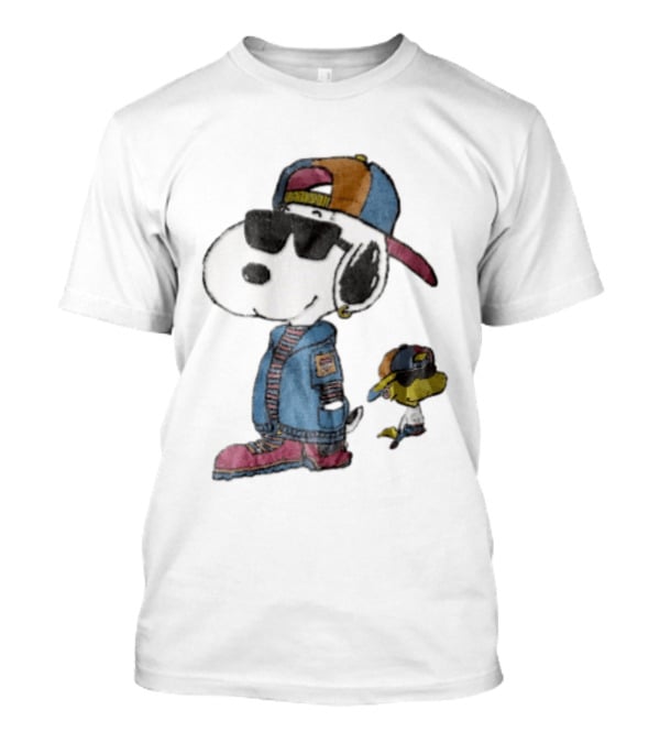 Snoopy Woodstock Cool Sunglasses Cap Jacket T-Shirt