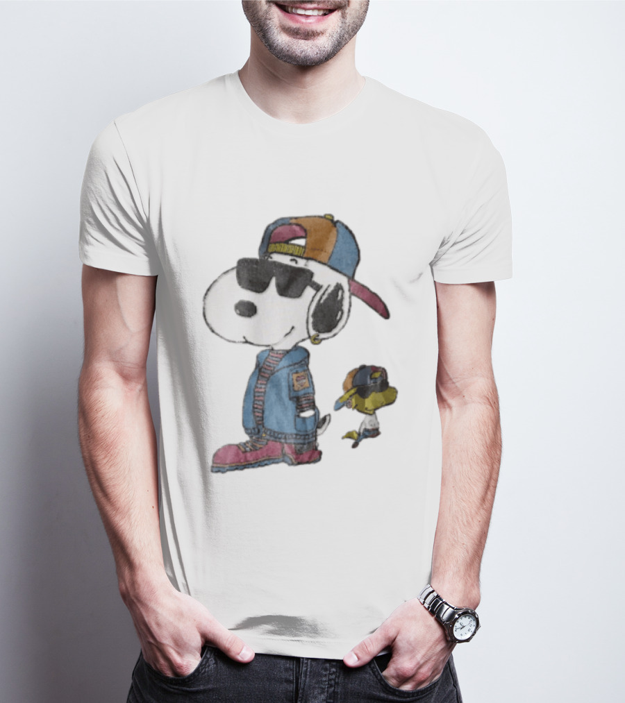 Snoopy Woodstock Cool Sunglasses Cap Jacket T-Shirt