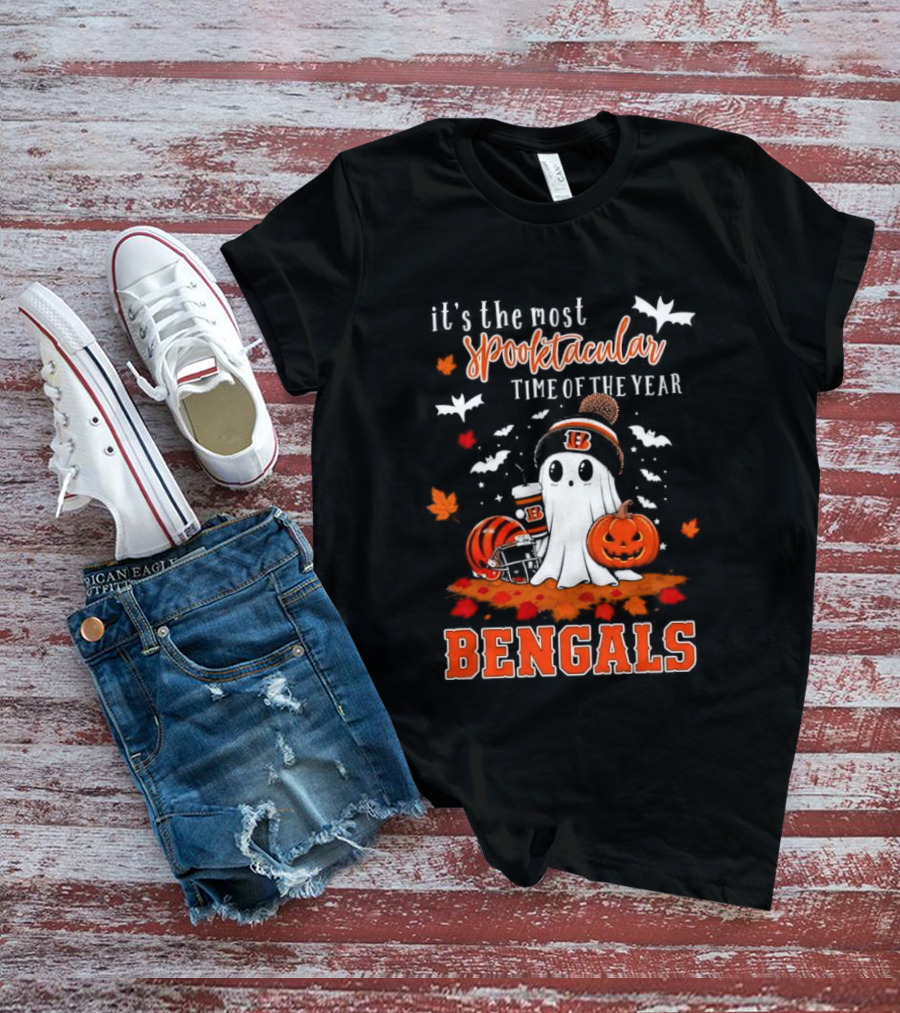 It's The Most Spooktacular Time Of The Year Bengals Halloween T-Shirt