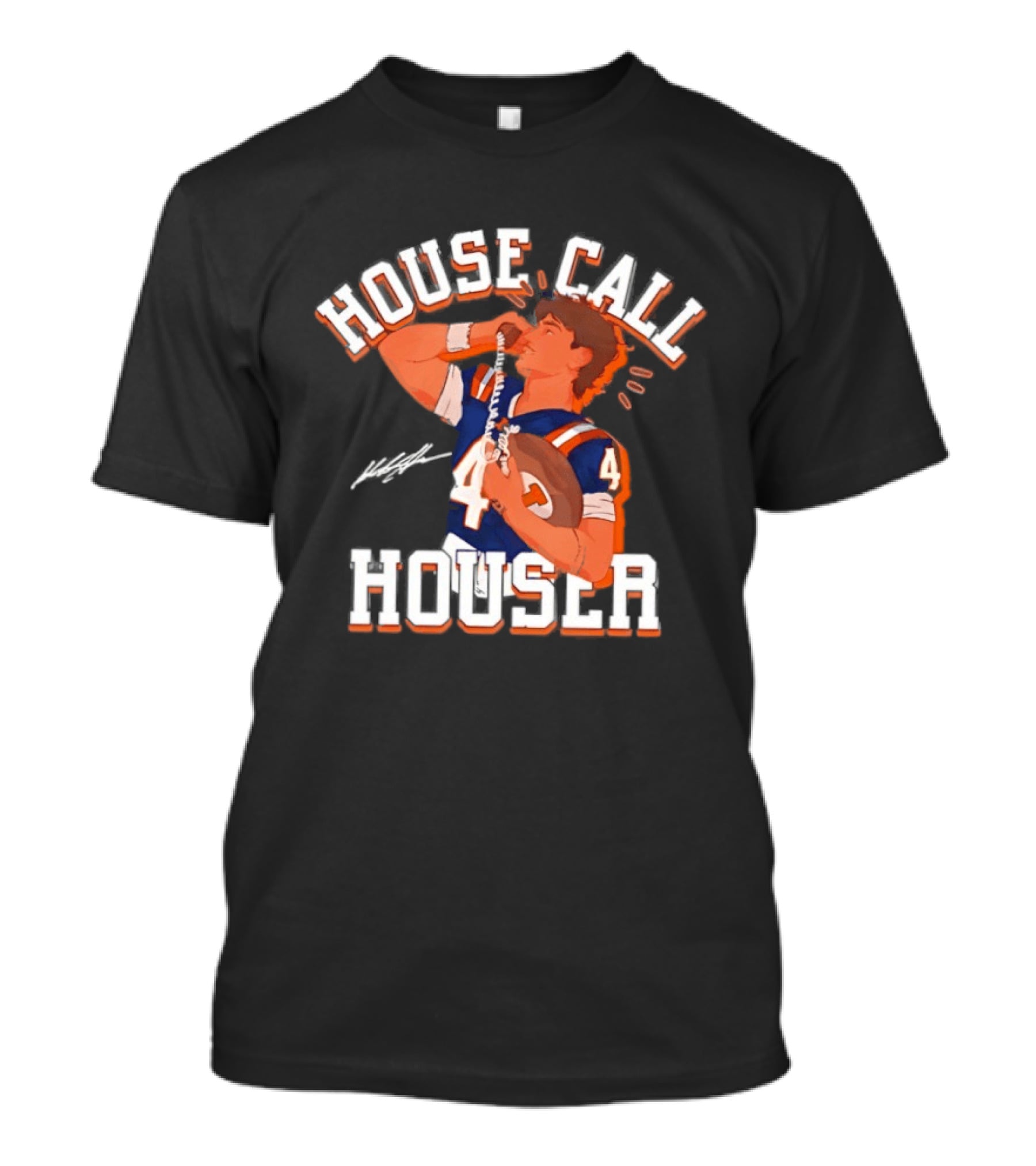 House Call Houser Illinois Fighting Illini Football T-Shirt
