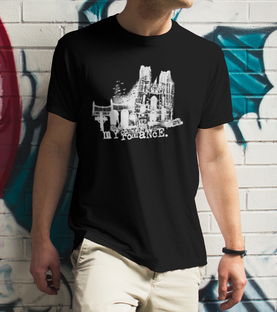 My Chemical Romance Halloween Spooky Graveyard Scene T-Shirt