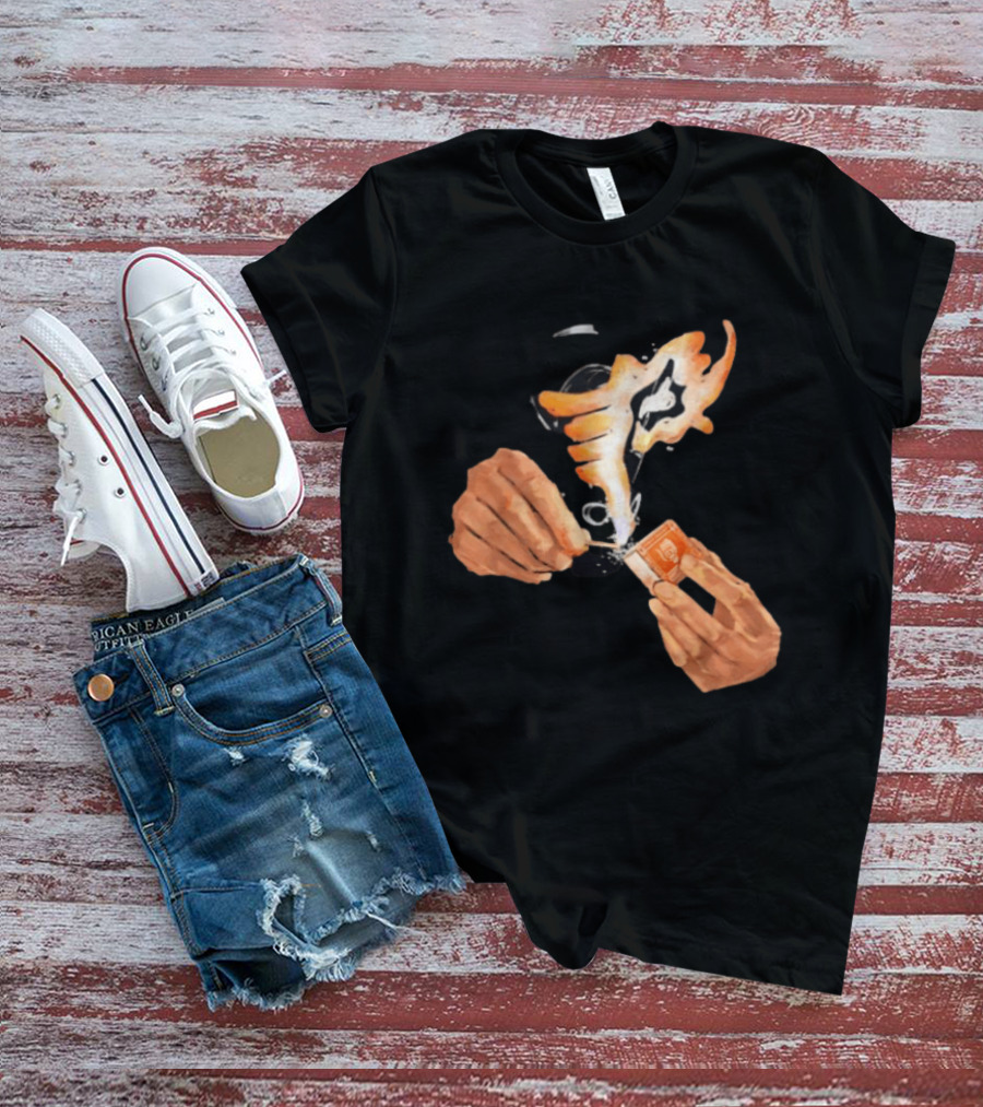 Strike And Ignite Phoenix Flare With Mystic Match Ignition T-Shirt
