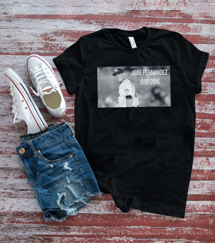 Jose Fernandez Miami 1992 2016 Memoriam T-Shirt