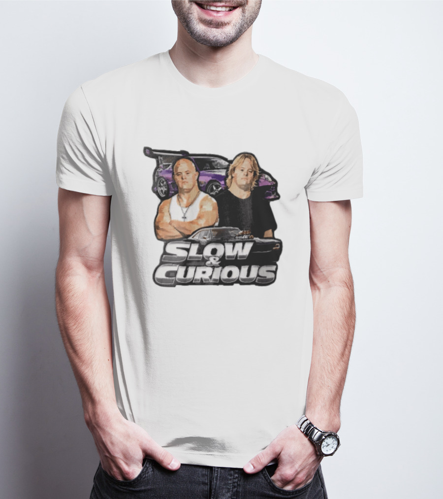 Slow & Curious Duo With Sports Cars And Menacing Muscle Cars T-Shirt