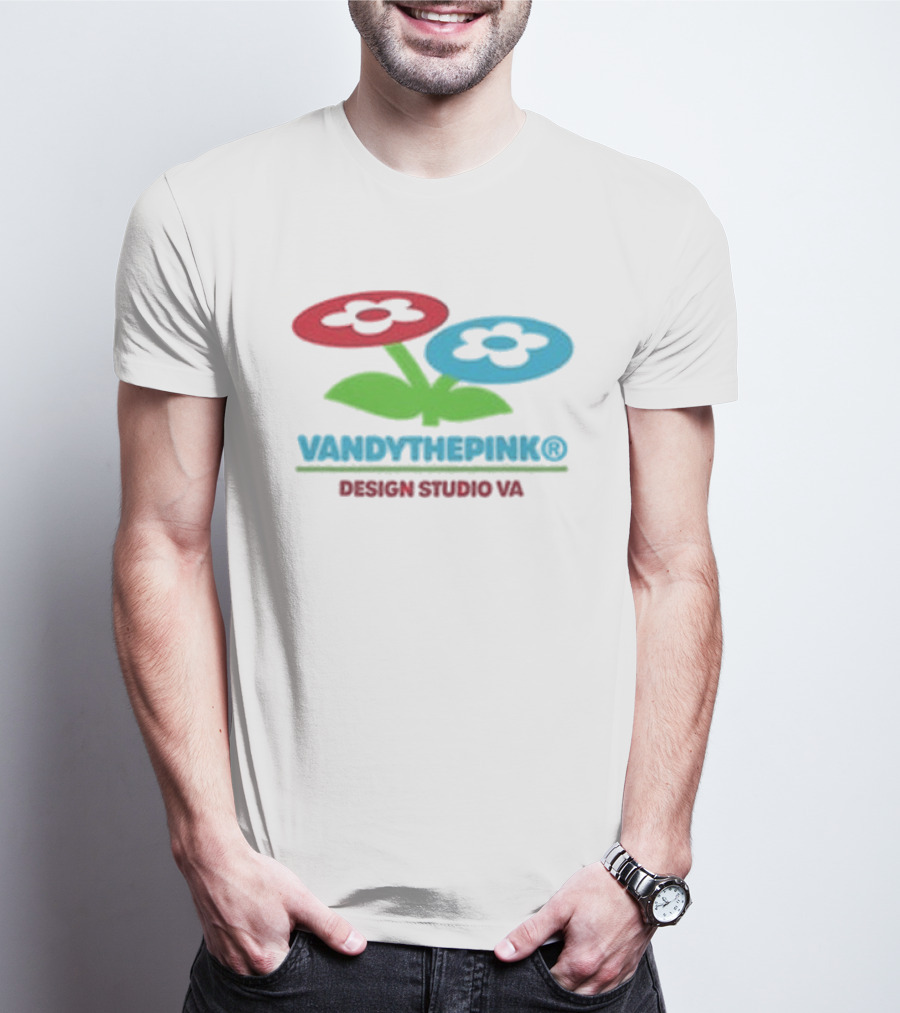 Vandythepink Two Flower Buckle Design Studio VA T-Shirt