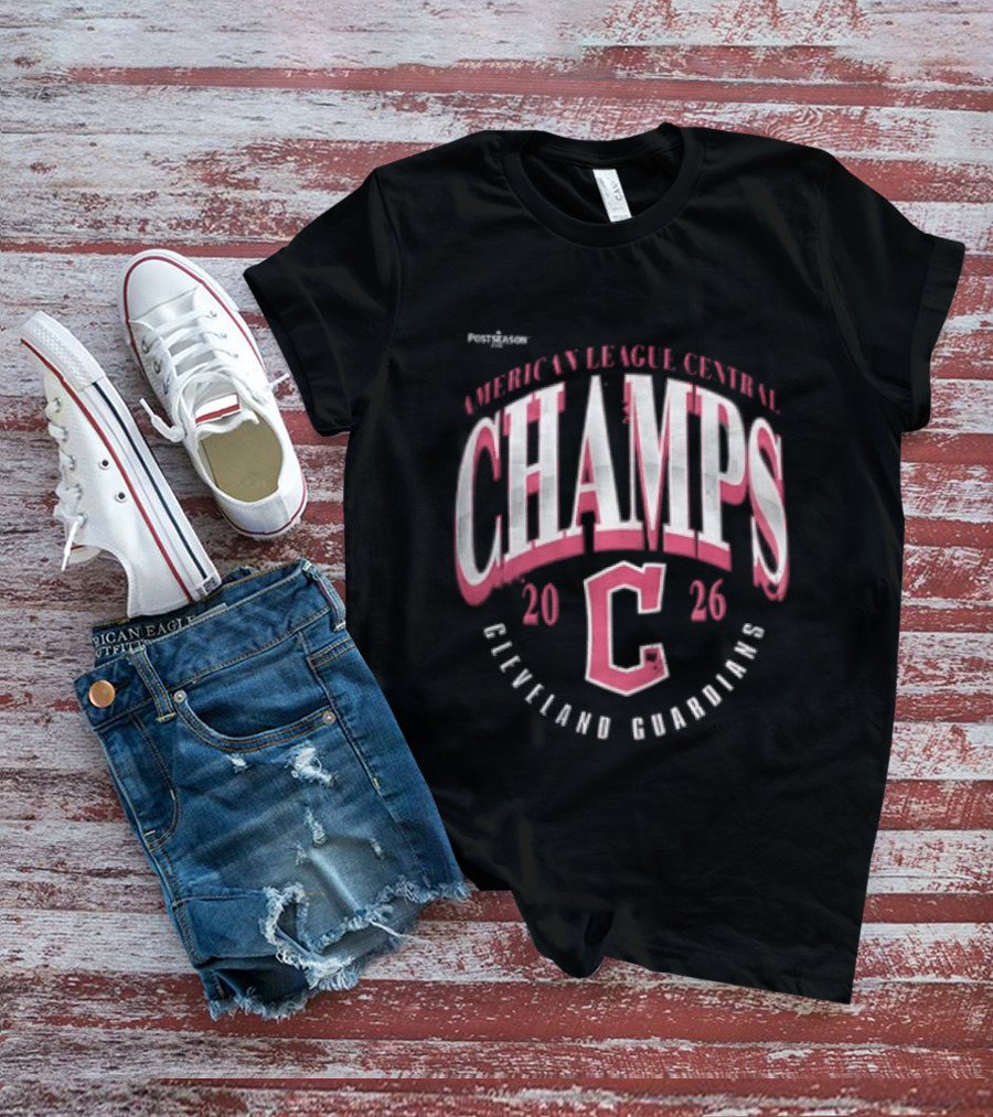 Cleveland Guardians American League Central Champs 2026 C T-Shirt