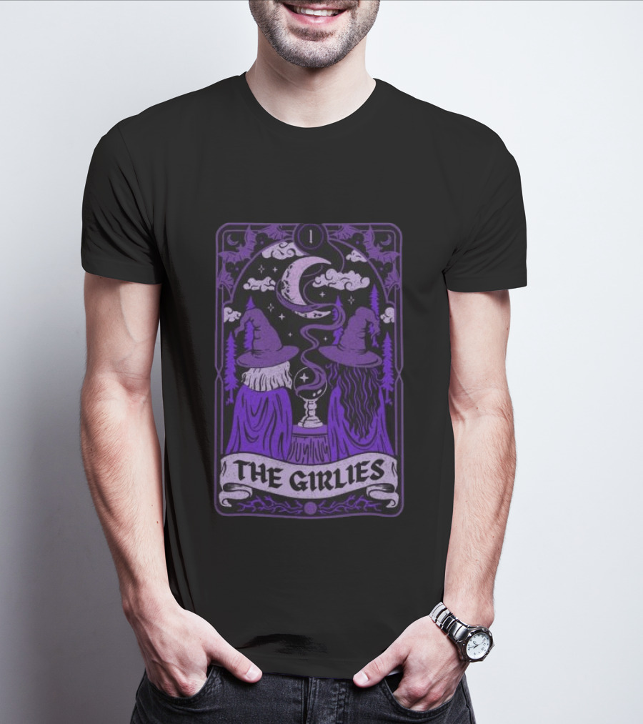 Witchy Tarot Card Style The Girlies Do We Know Them Moon Magic T-Shirt