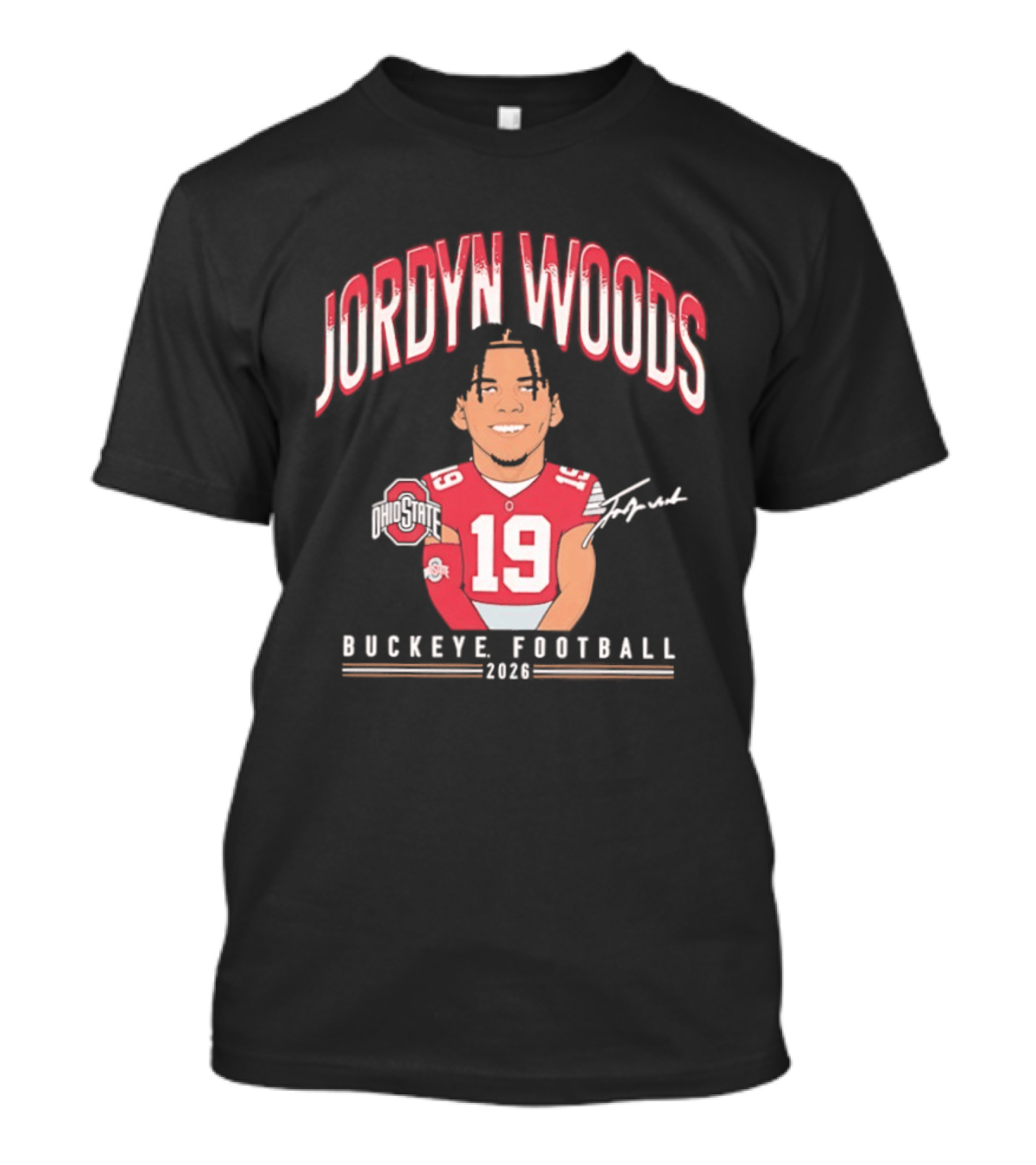 Jordyn Woods Ohio State Buckeyes Buckeye Football 2020 T-Shirt