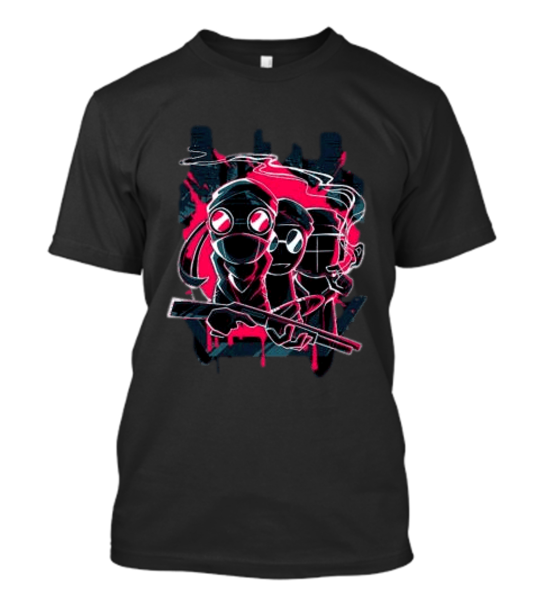 Madness Combat Sharkrobot Store Madness Lineup Iconic Characters T-Shirt