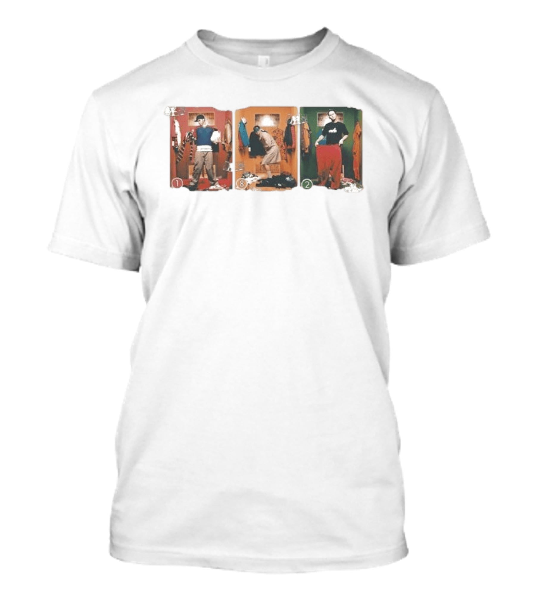 Blink 182 Take Off Your Pants And Jacket Changing Room Photo Sequence T-Shirt