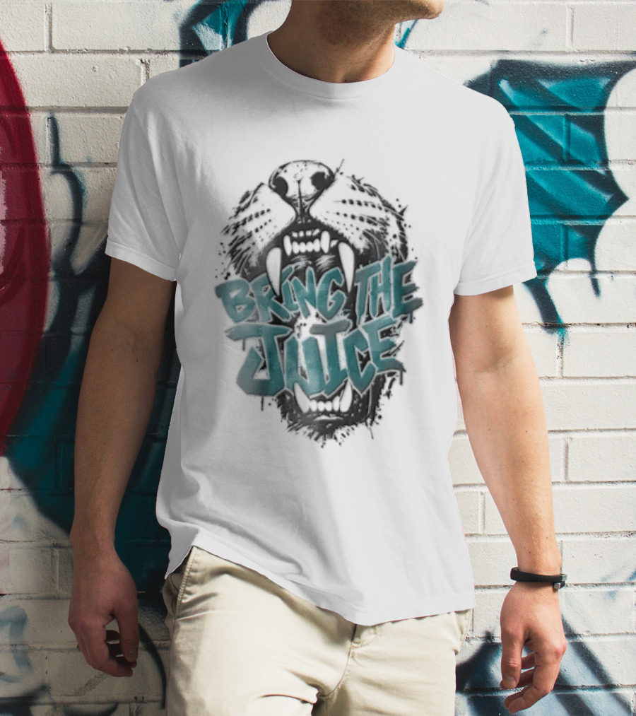 Bring The Juice Roaring Jaguar Head T-Shirt