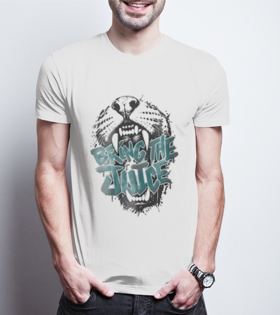 Bring The Juice Roaring Jaguar Head T-Shirt