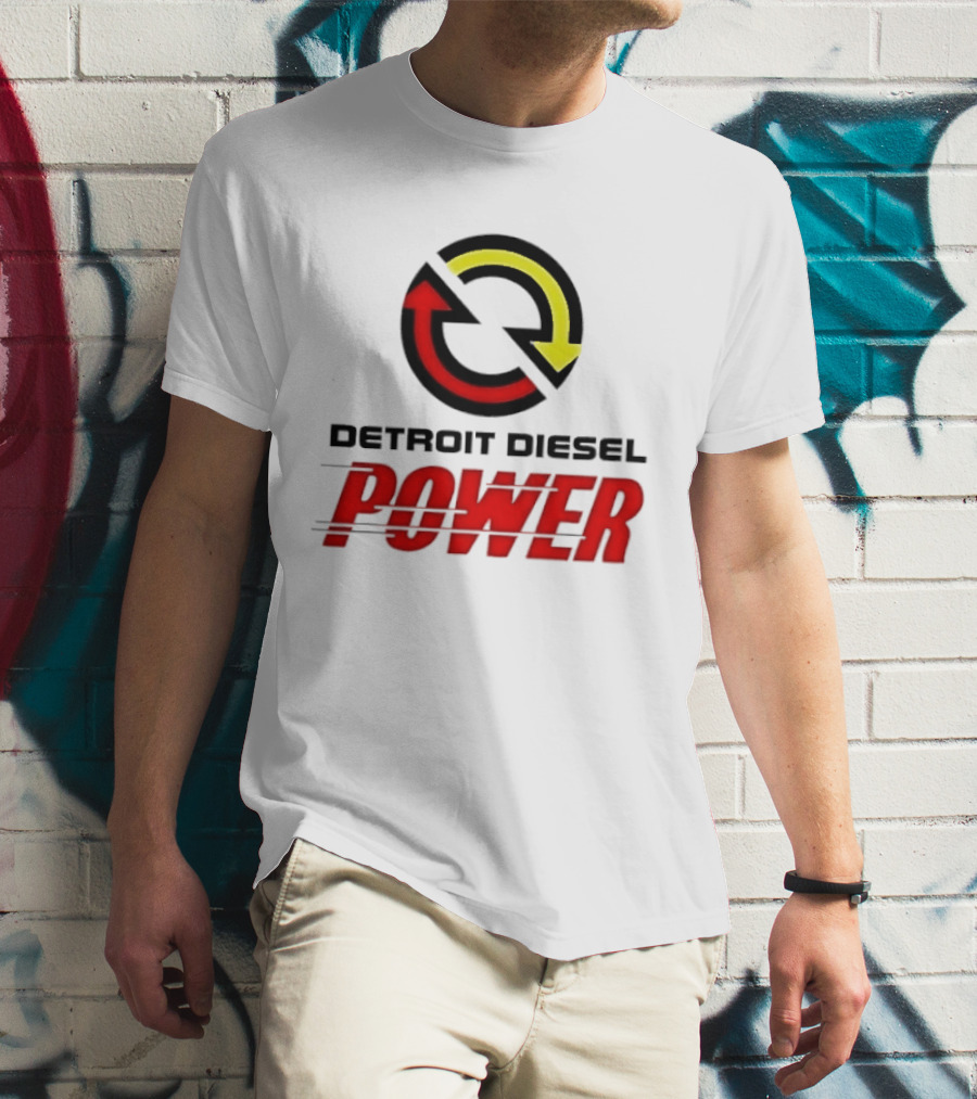 Detroit Diesel Heavy Duty Power Trucking Dynamic T-Shirt