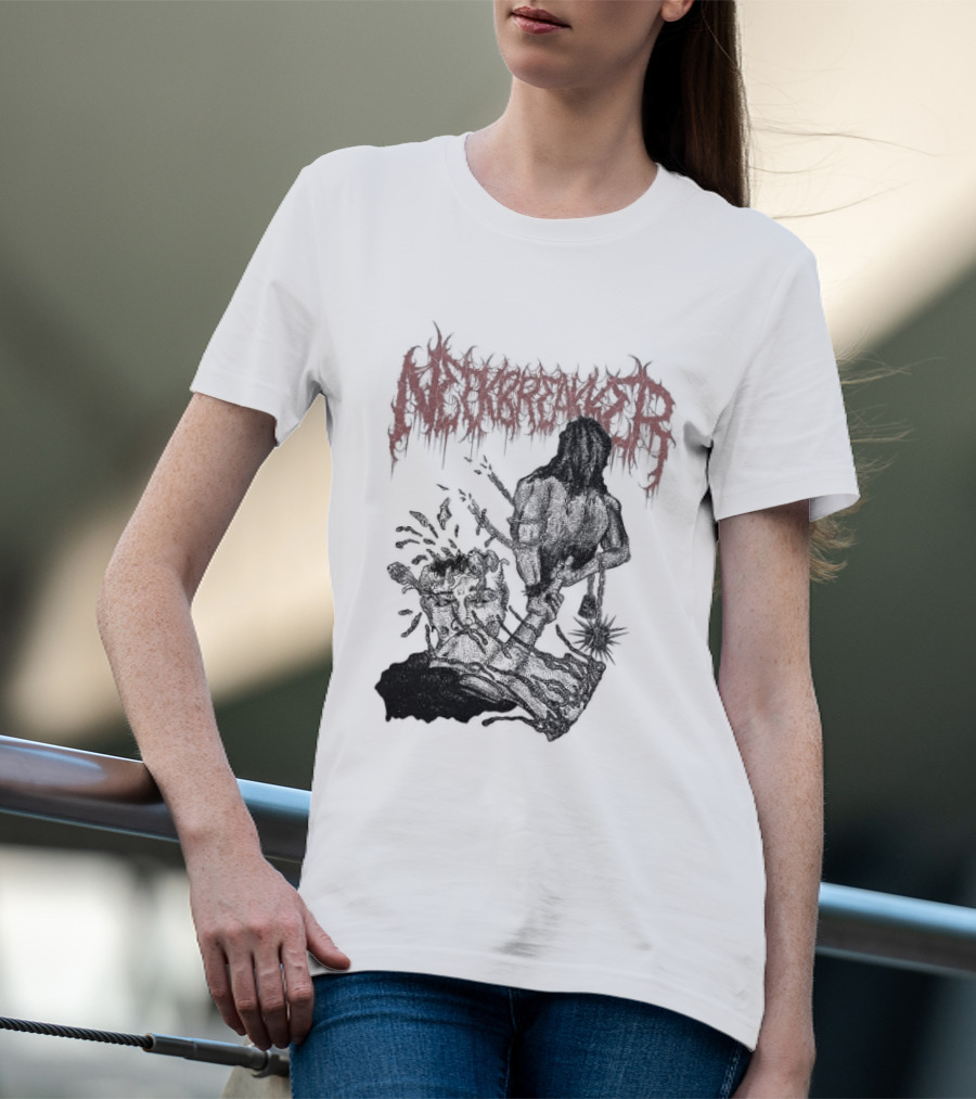 Neckbreakker Face Splitting Madness Longsleeve T-Shirt
