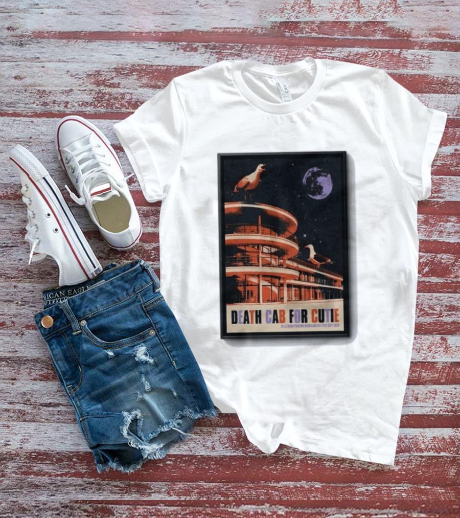 Death Cab For Cutie De La Warr Pavilion Bexhill UK September 2026 T-Shirt