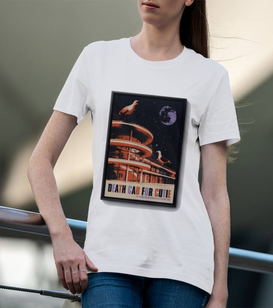 Death Cab For Cutie De La Warr Pavilion Bexhill UK September 2026 T-Shirt