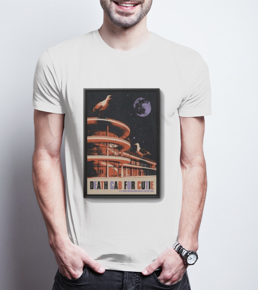 Death Cab For Cutie De La Warr Pavilion Bexhill UK September 2026 T-Shirt