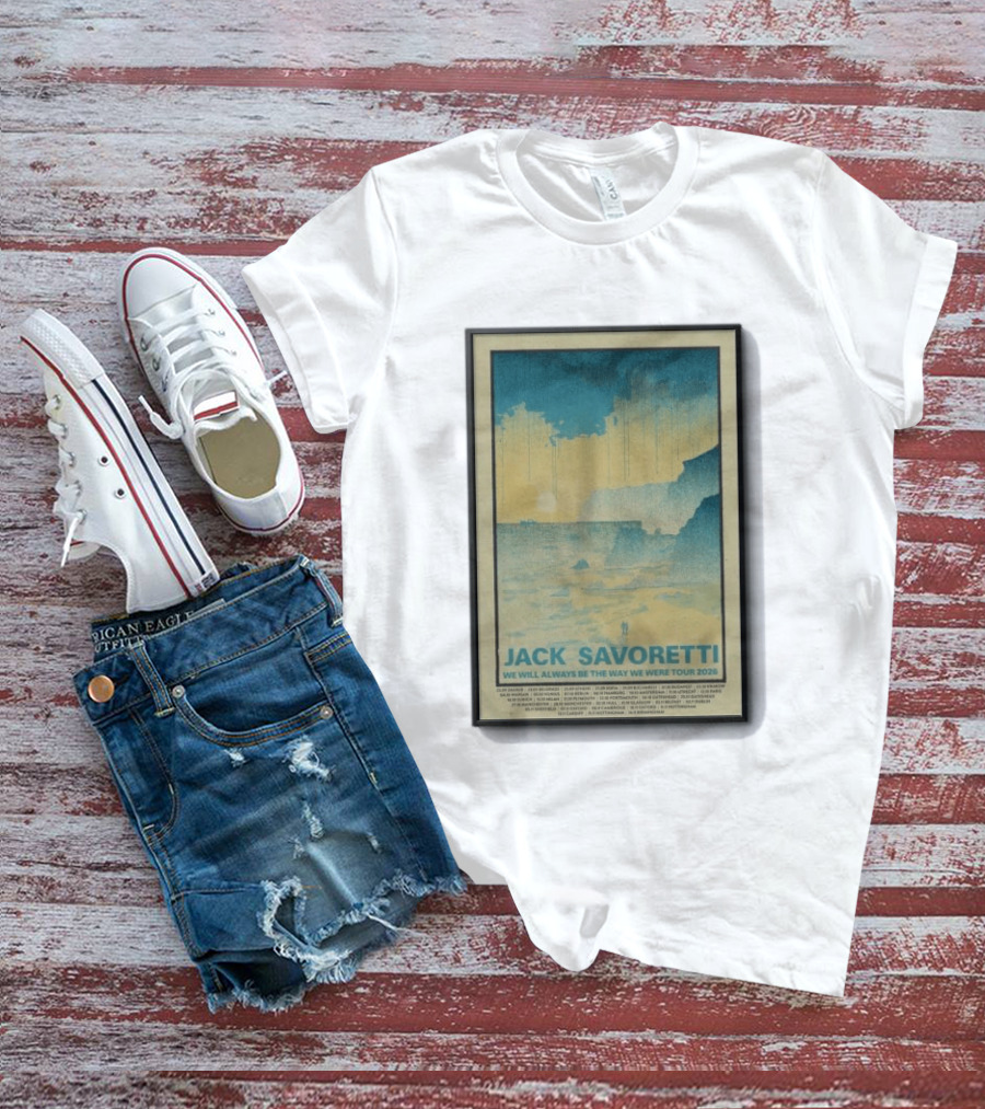 Jack Savoretti We Will Always Be The Way We Were Tour 2026 Scenic Coast T-Shirt
