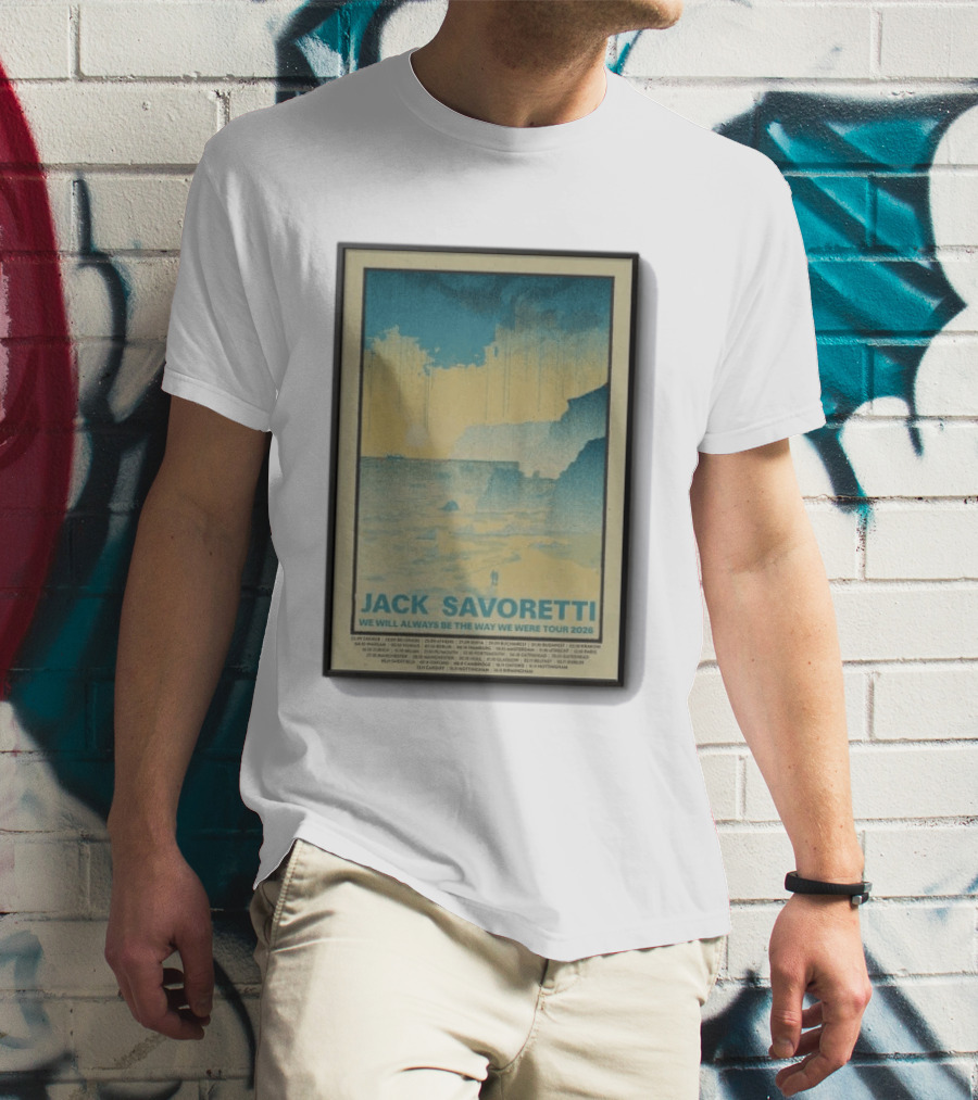 Jack Savoretti We Will Always Be The Way We Were Tour 2026 Scenic Coast T-Shirt