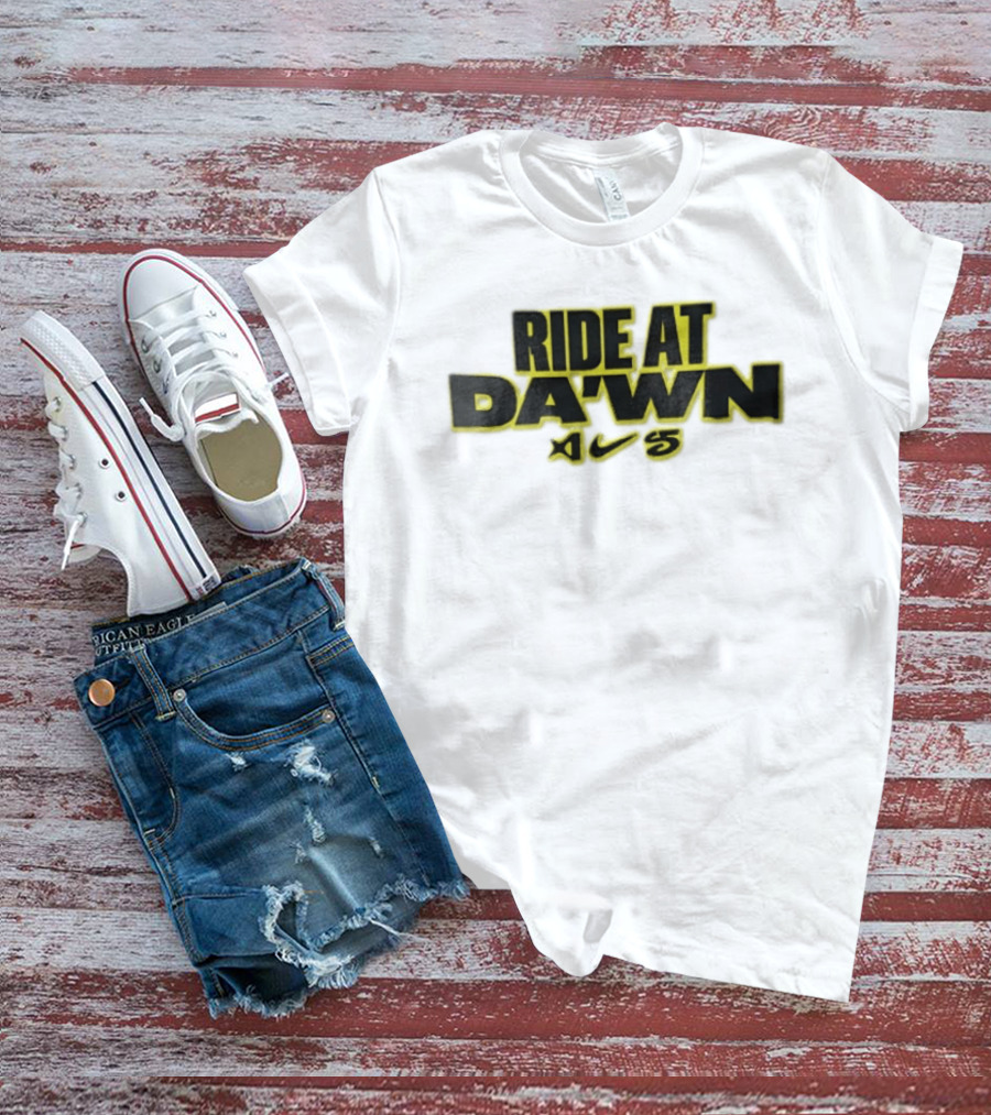 Ride At Dawn Nike Air 5 Sneaker Collaboration T-Shirt