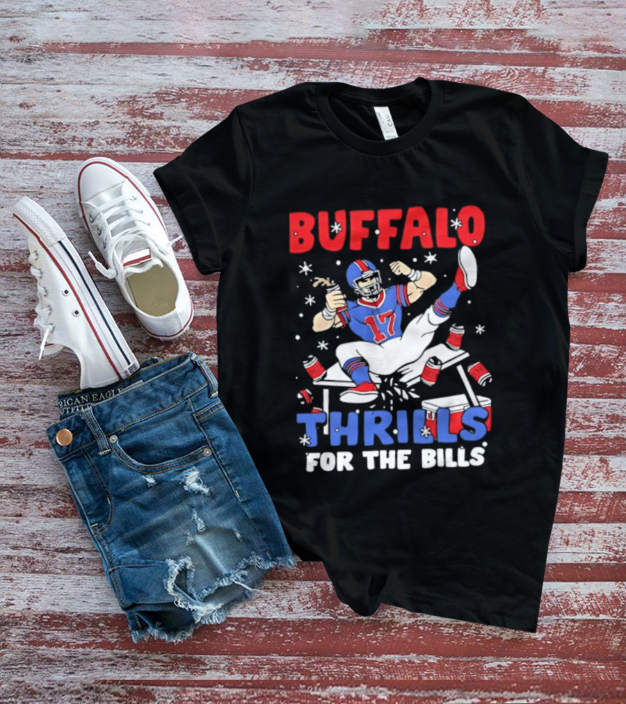 Buffalo Thrills For The Bills Football Table Crash Fun T-Shirt