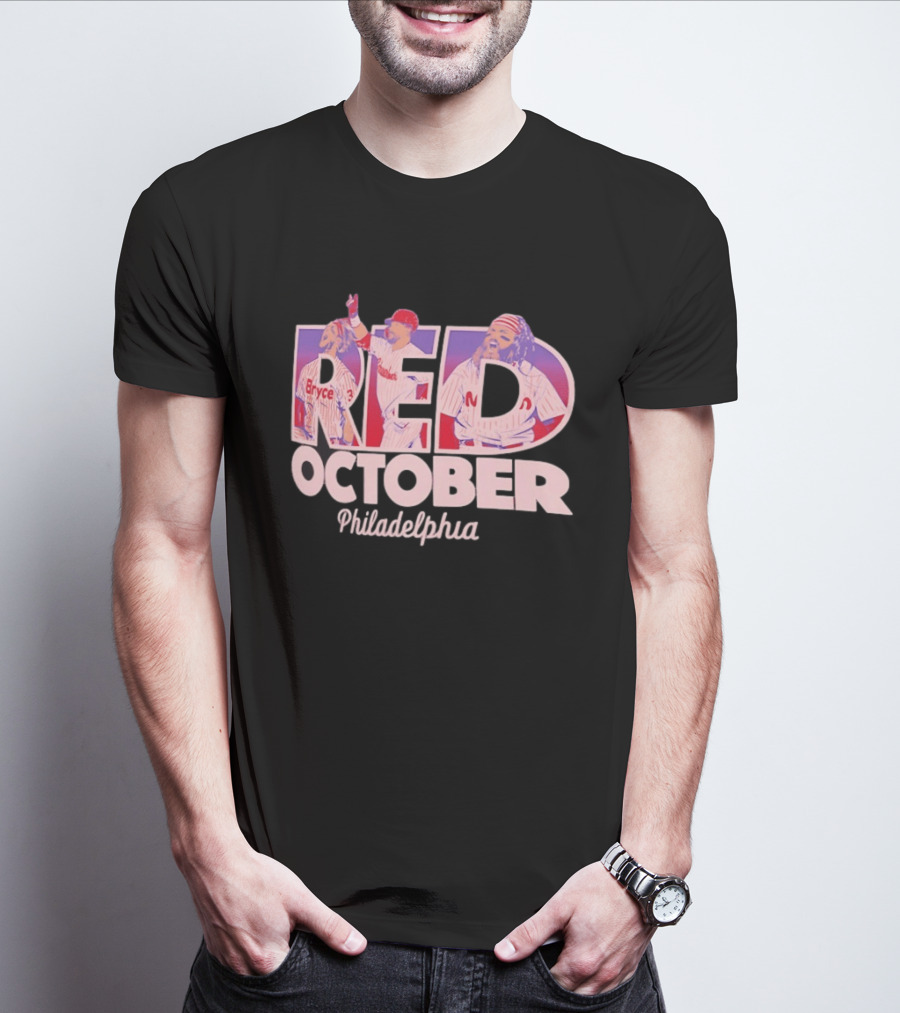 Red October Philadelphia Phillies Bryce 2026 Postseason T-Shirt