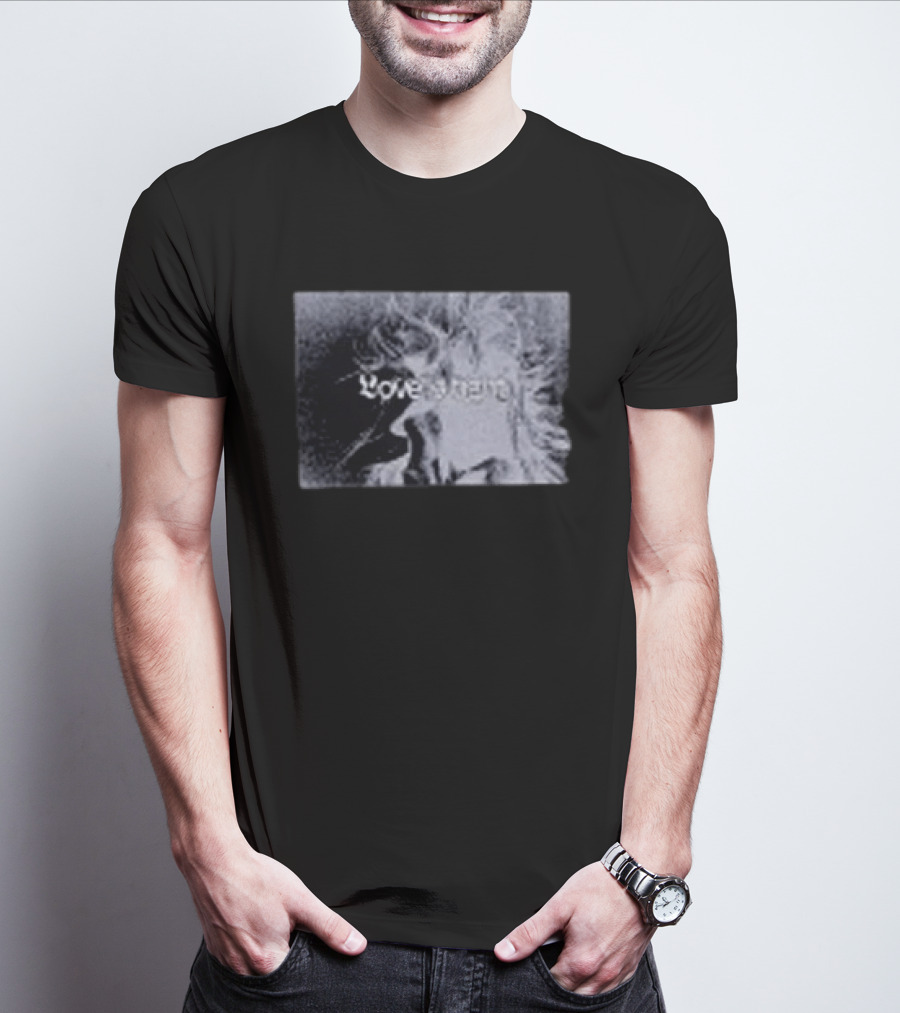 Shapel Lacey Love Is Hard Faded T-Shirt