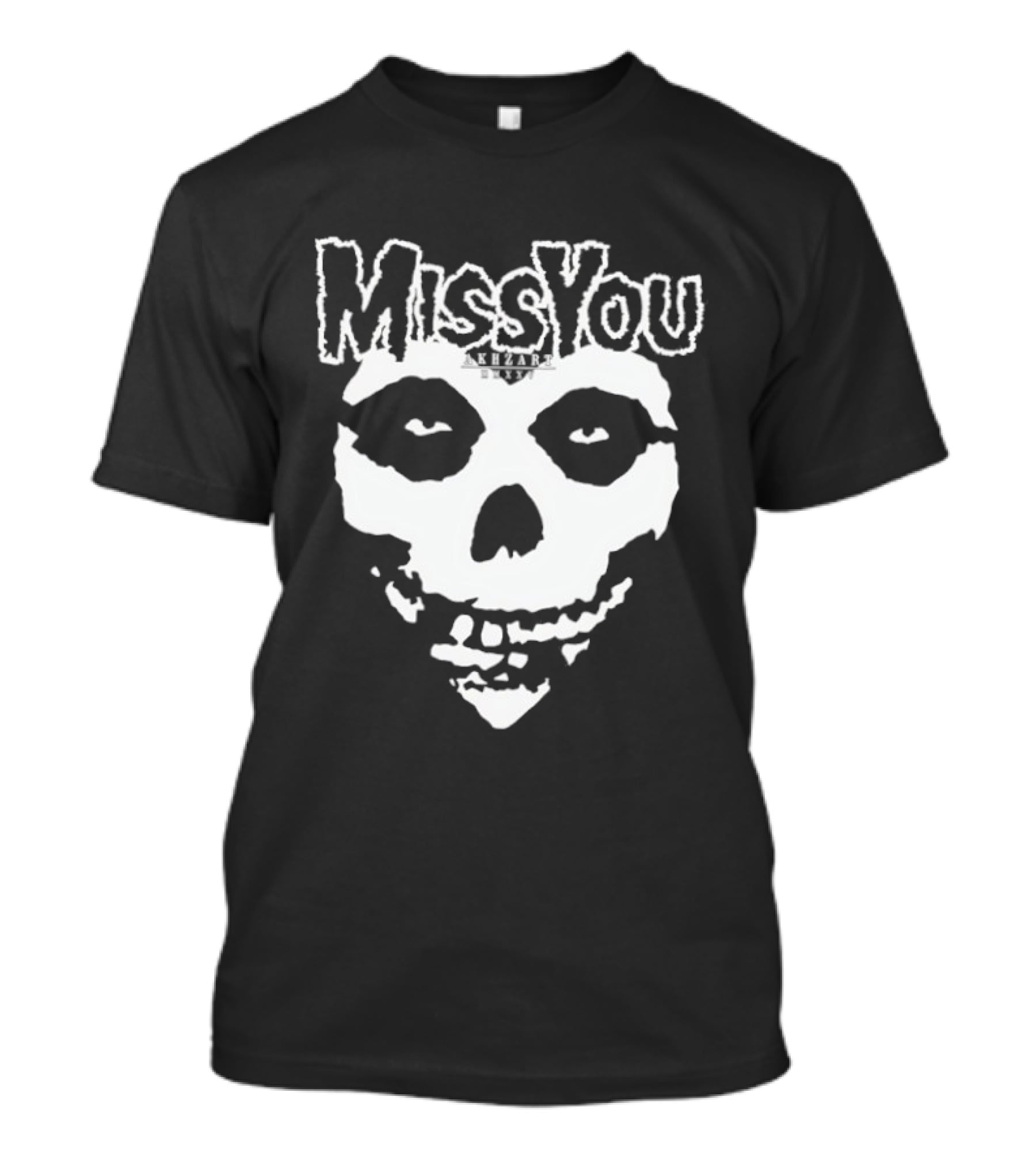 Miss You Skull Gothic Dark MMXXV Akhzart T-Shirt