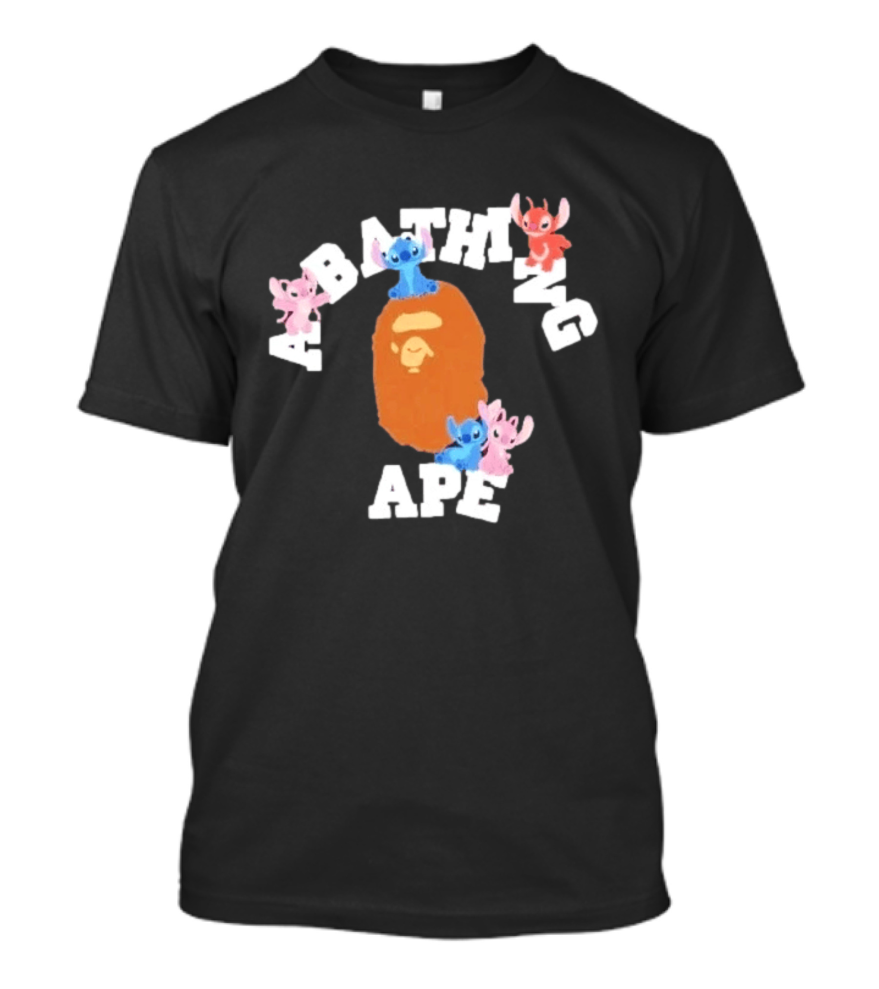 Original Bape A Bathing Ape Disney Stitch Collaboration T-Shirt