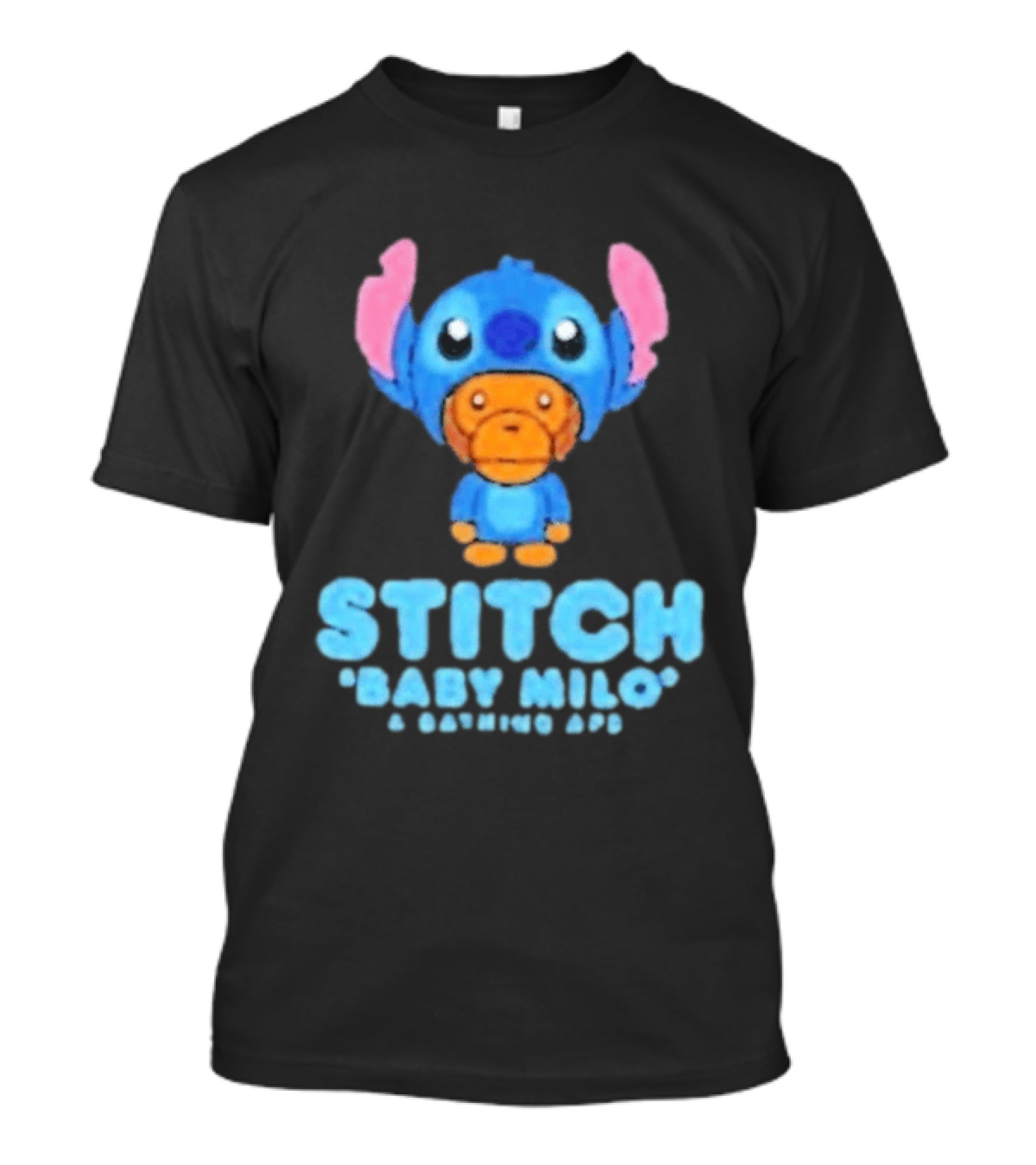 Original Bape X Disney Stitch Baby Milo Collaboration 2026 T-Shirt
