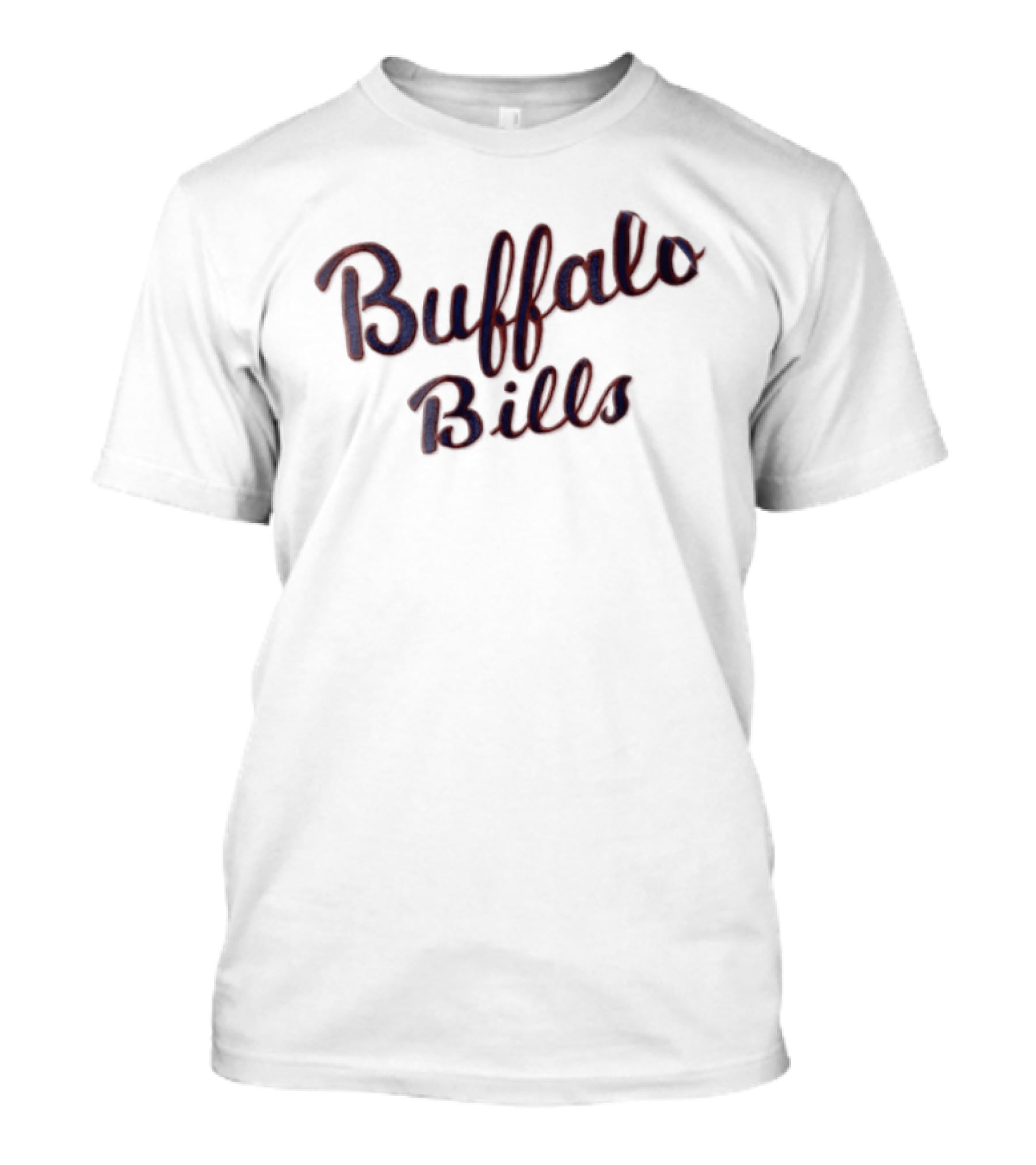Buffalo Bills Script Text NFL Team Merchandise T-Shirt