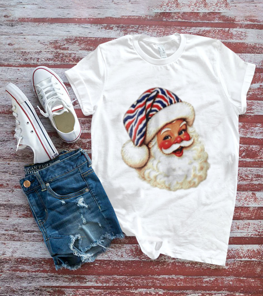 Buffalo Santa Christmas Holiday Vintage Cheerful Festive T-Shirt