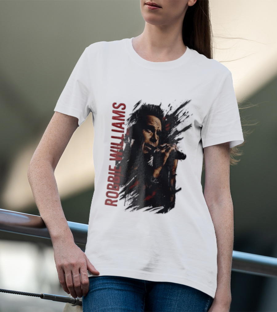 Robbie Williams Britpop Australia New Zealand 2026 Tour Concert Singer T-Shirt