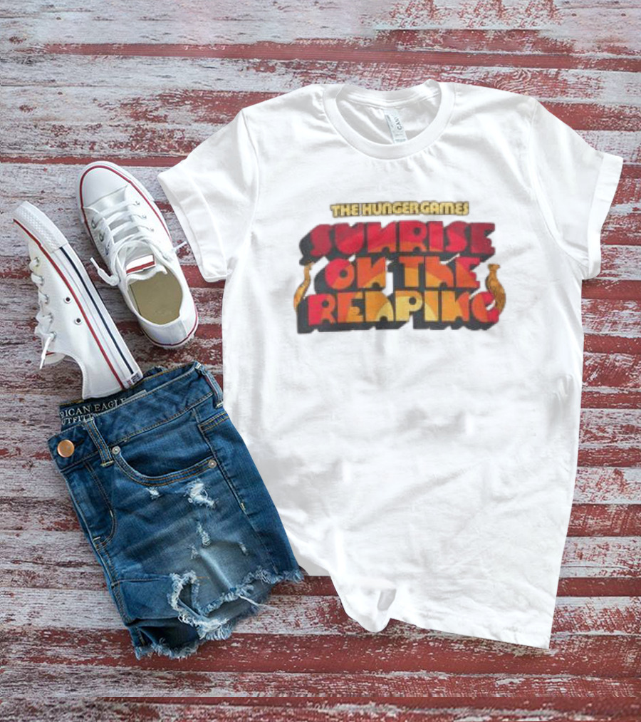 The Hunger Games Sunrise On The Reaping Lionsgate Shop White T-Shirt