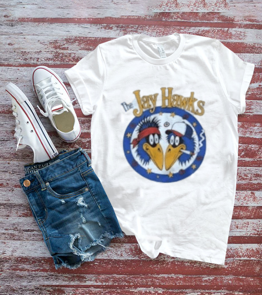 The Jay Hawks Smoking Cartoon Birds T-Shirt
