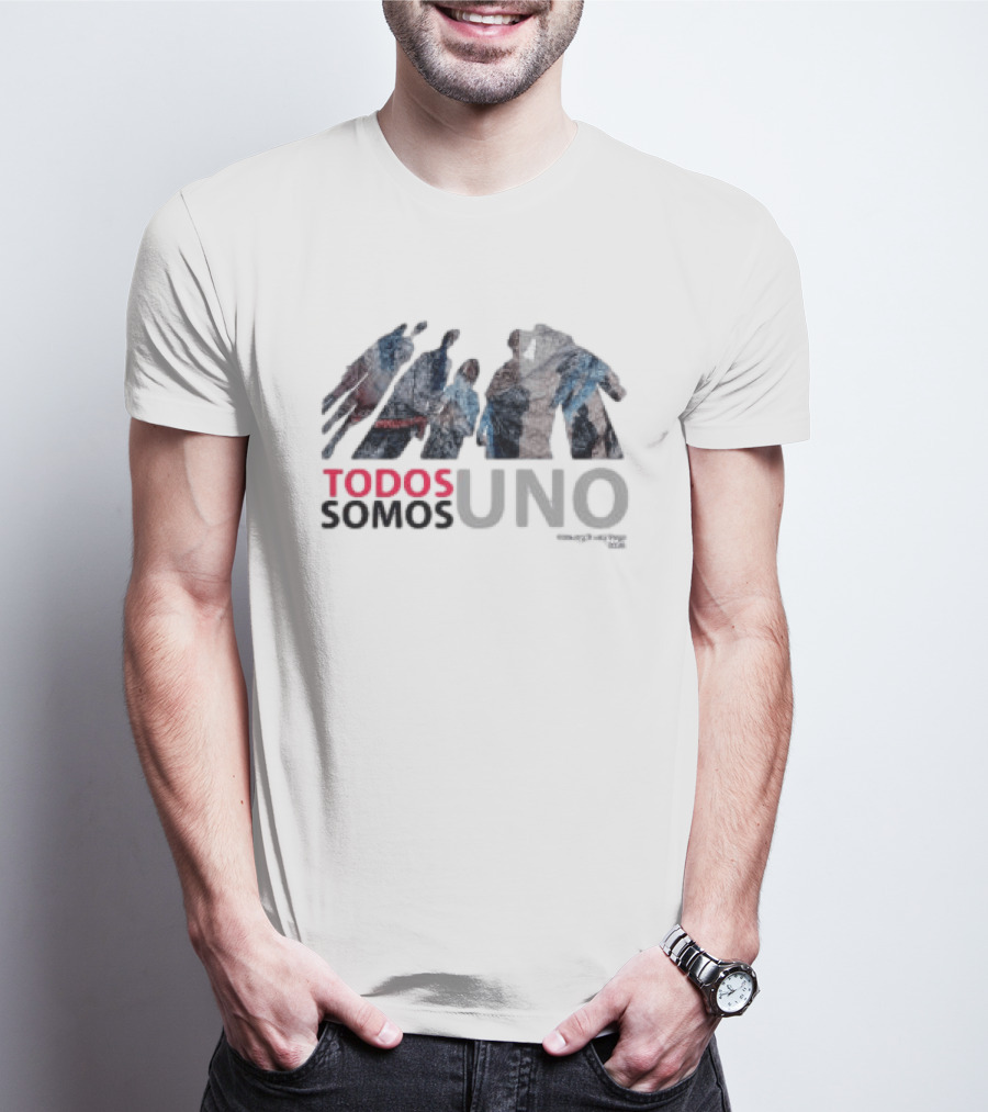 Todos Somos Uno Unity Peaceful Figures T-Shirt