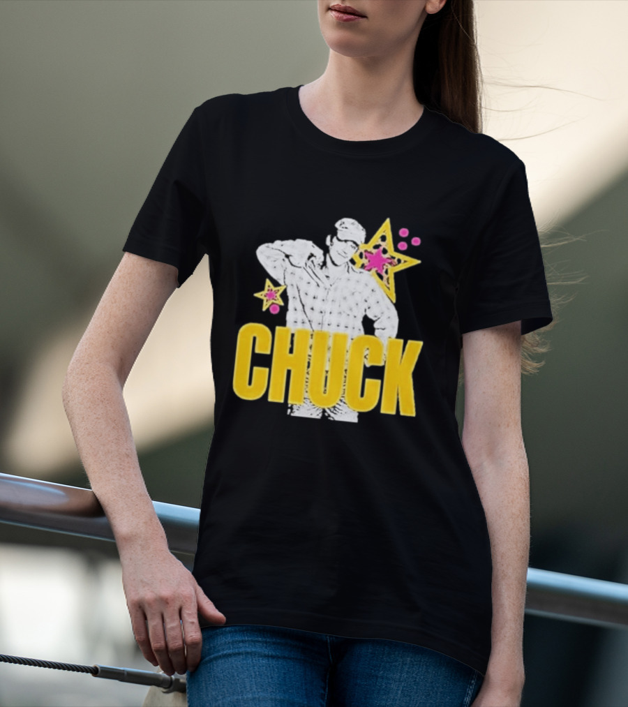CHUCK Original Role Model Timely Hourglass Stars And Plaid T-Shirt