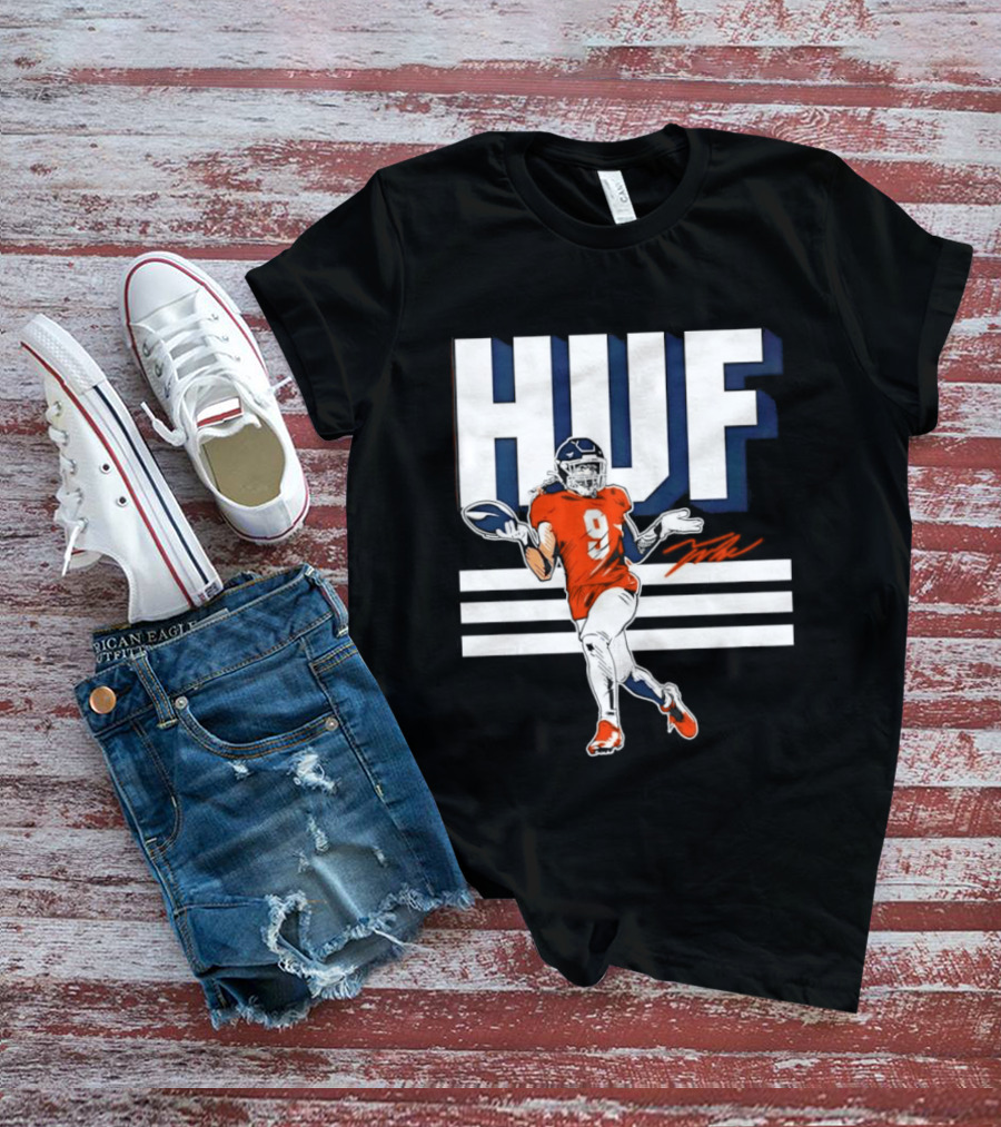 Denver Broncos Football HUF Hufanga 9 Jersey T-Shirt