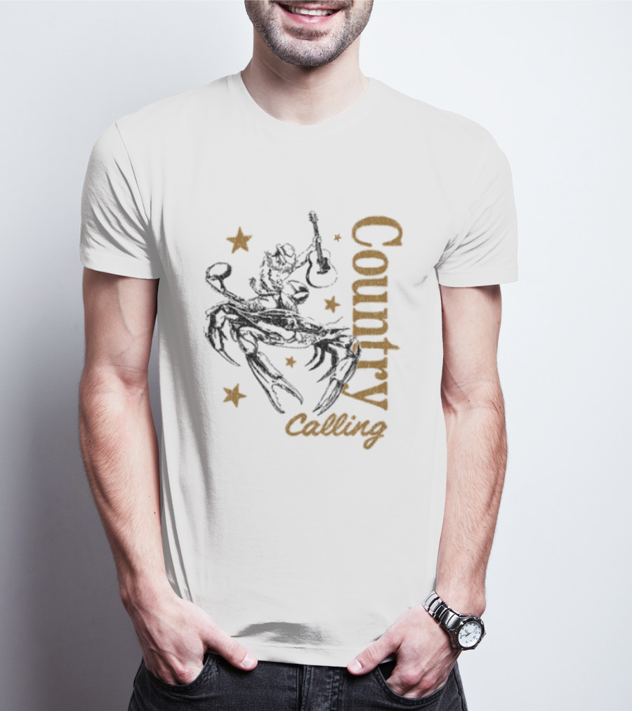 Country Calling Festival 2026 Ocean City Maryland Crab Cowboy Stars T-Shirt