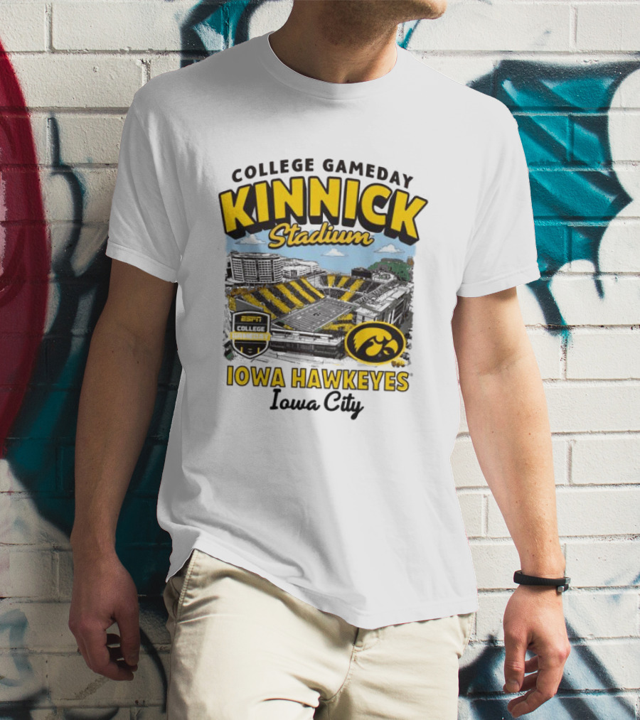 College Gameday Kinnick Stadium Iowa Hawkeyes Iowa City T-Shirt