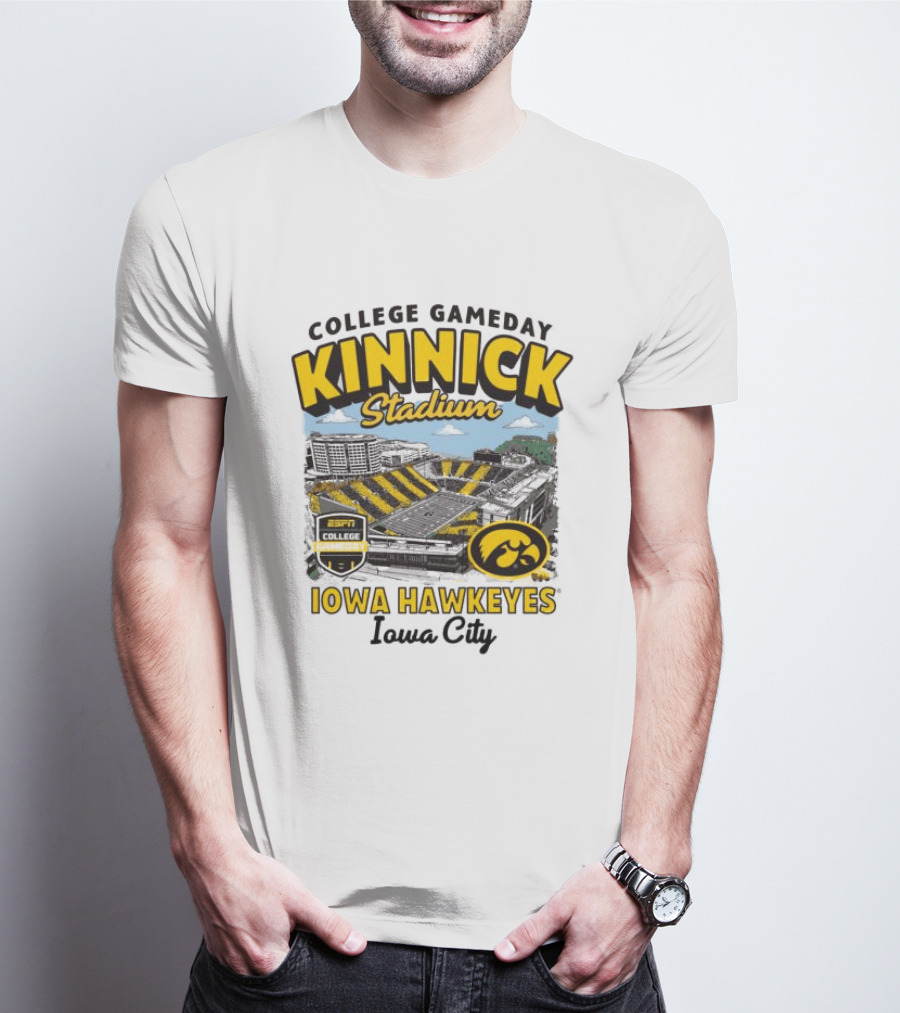 College Gameday Kinnick Stadium Iowa Hawkeyes Iowa City T-Shirt