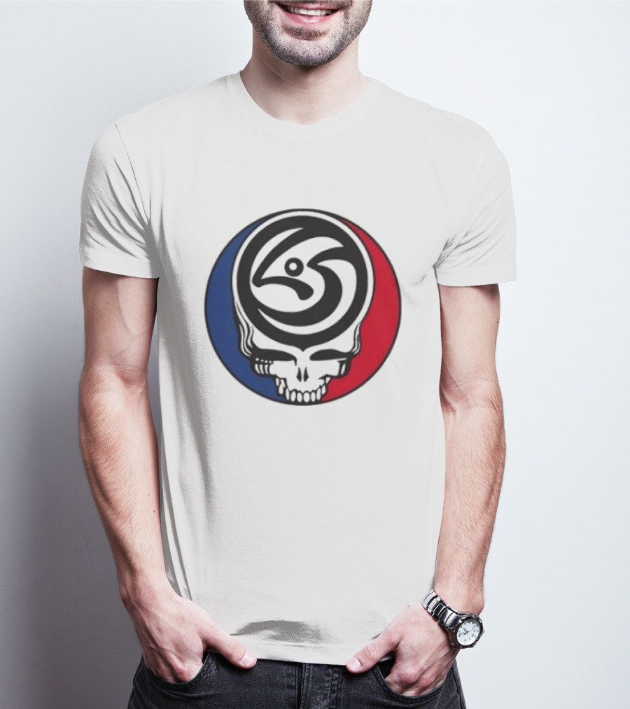 Leftover Salmon Grateful Dead Steal Your Face Salmon Garcia's Chicago March 6 8 2026 T-Shirt
