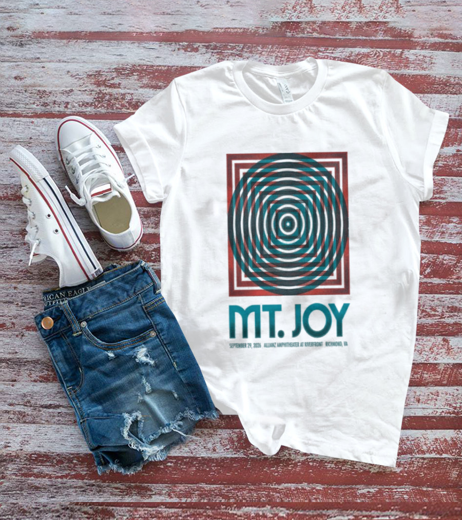 MT. Joy Richmond VA Sept 29 2026 Tour Spiral T-Shirt
