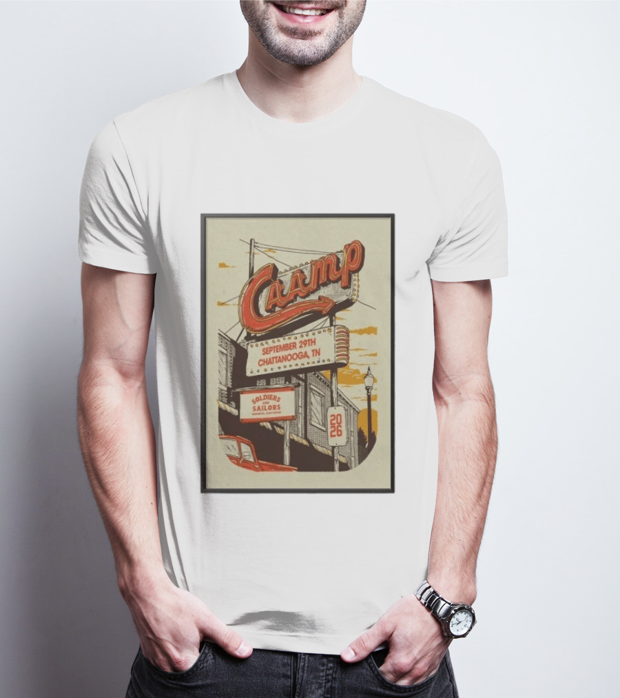 CAAMP Concert September 29 2026 Soldiers And Sailors Chattanooga TN T-Shirt