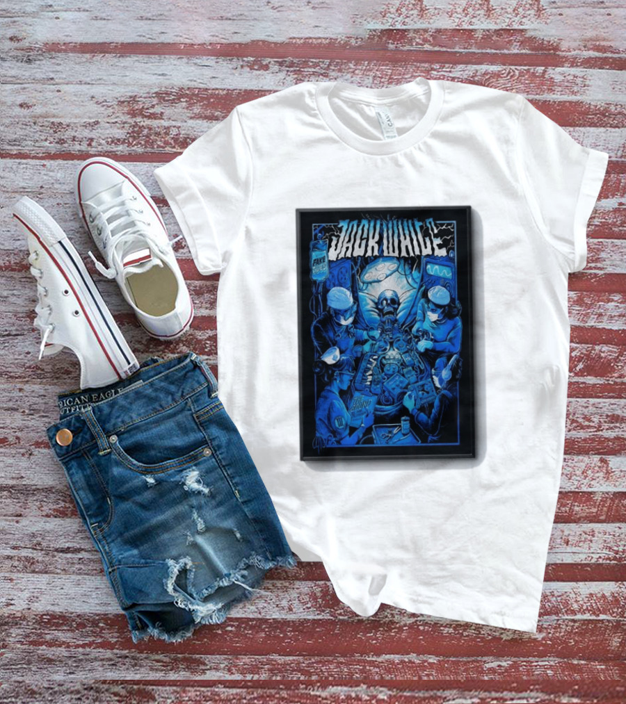 Jack White Del Mar CA 9 30 2026 Fake Blues Touring Skeleton Surgeons T-Shirt