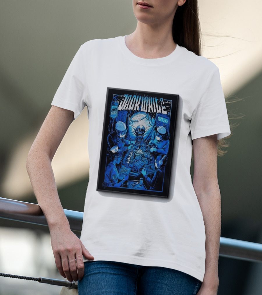 Jack White Del Mar CA 9 30 2026 Fake Blues Touring Skeleton Surgeons T-Shirt